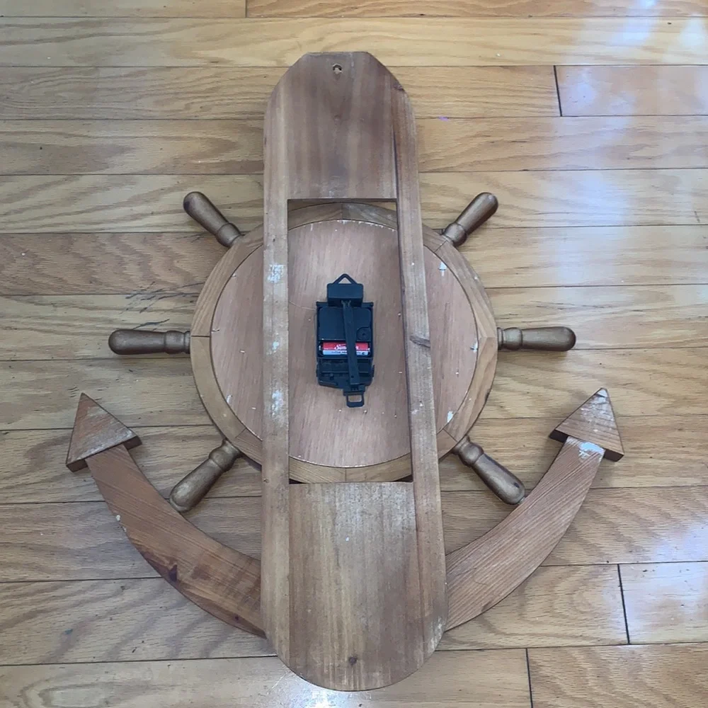 Sailor’s Ship Wheel Clock